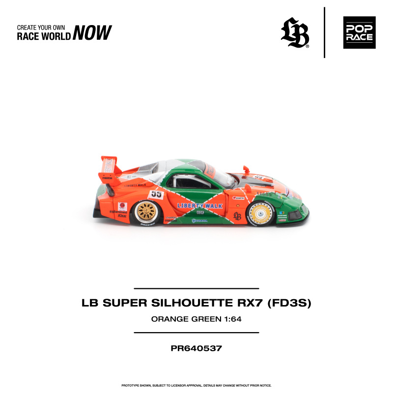 LB SUPER SILHOUETTE RX7 (FD3S)(POP RACE, PR640537) 2