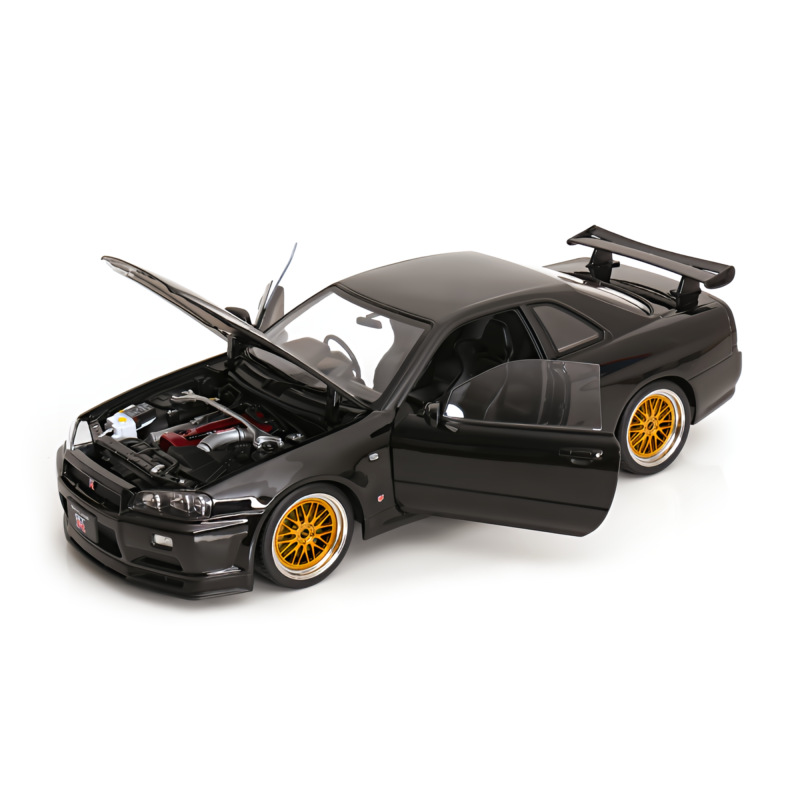 NISSAN SKYLINE GT-R (R34) V-SPEC II - BBS WHEELS (KK-SCALE, KKDC120215-2)