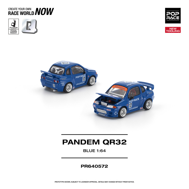 PANDEM QR32 BLUE (POP RACE, PR640572)