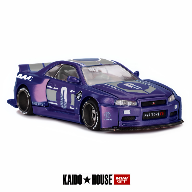 NISSAN SKYLINE GT-R (R34) KAIDO RACING FACTORY V2 (MINI GT, KHMG240)