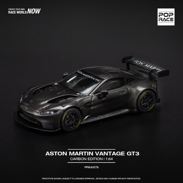 ASTON MARTIN VANTAGE GT3 - CARBON EDITION (POP RACE, PR640178)