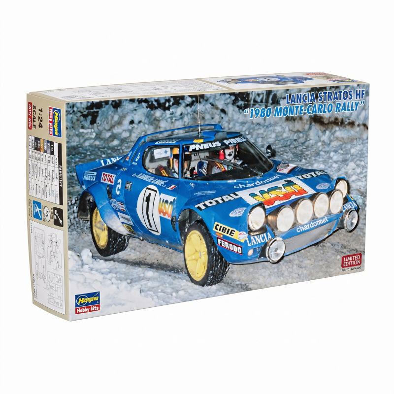 LANCIA STRATOS HF RALLYE MONTE-CARLO 1980 (HASEGAWA, 20810)