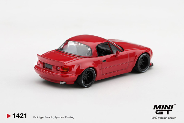MAZDA MX-5 (NA) PANDEM CLASSIC RED (MINI GT, MGT01421) 1