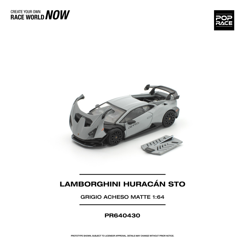 LAMBORGHINI HURACAN STO GRIGIO ACHESO MATTE