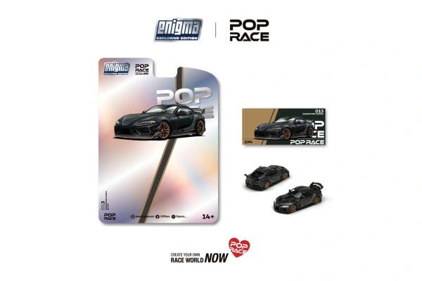 POP RACE X ENIGMA DARWIN PRO 66G NWB SUPRA (A90) – MIDNIGHT BLACK (POP RACE, PRE013)