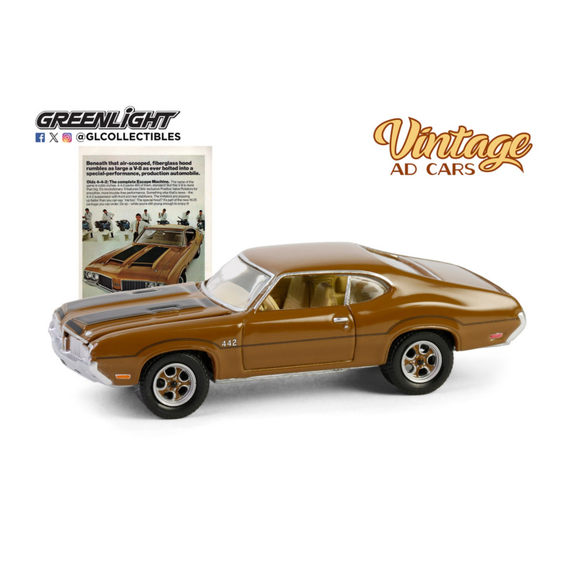 1/64 1972 Oldsmobile 4-4-2 “The Complete Escape Machine" (Greenlight, 39150-D)