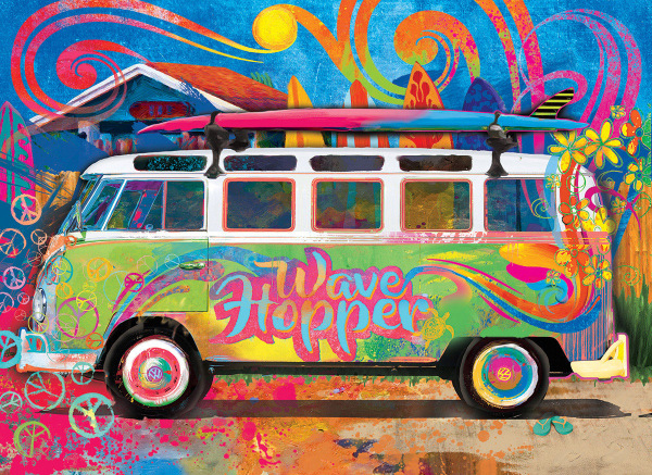 VW - Wave Hopper - 550 dielikov v plechovej nádobe 1