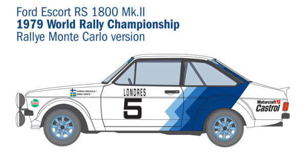 FORD ESCORT RS1800 MK.II (ITALERI, 3655) 6