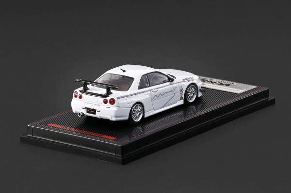 NISSAN SKYLINE GT-R MINE'S (R34) WHITE (IGNITION, IG4092) 1