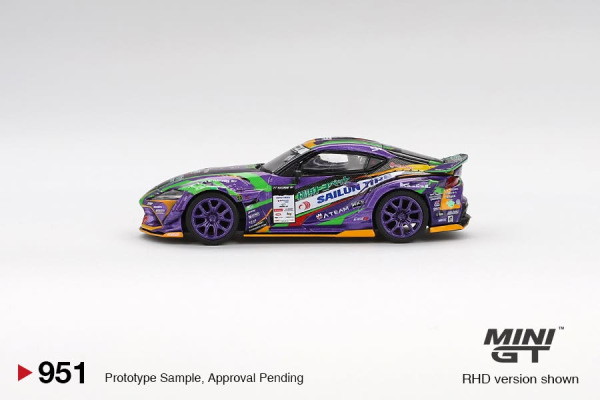TOYOTA GR SUPRA KUHL 2021 D1GP EVANGELION RACING (MINI GT, MGT00951-BL) 2