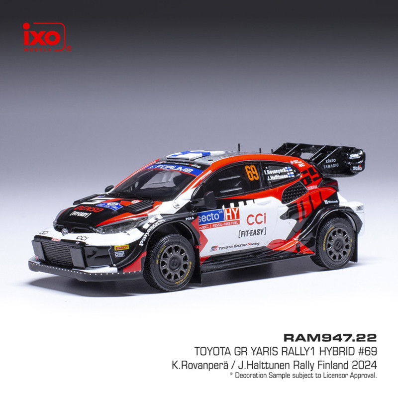Toyota GR Yaris Rally1 Hybrid #69 K.Rovanperä – J.Halttunen Finland 2024 (IXO, RAM947)