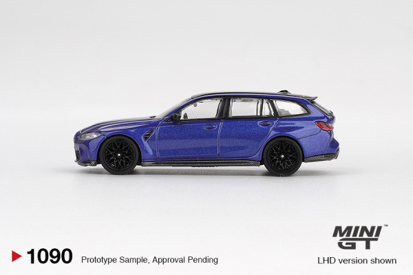 BMW M3 COMPETITION TOURING PORTIMAO BLUE METALLIC (MINI GT, MGT01090) 2