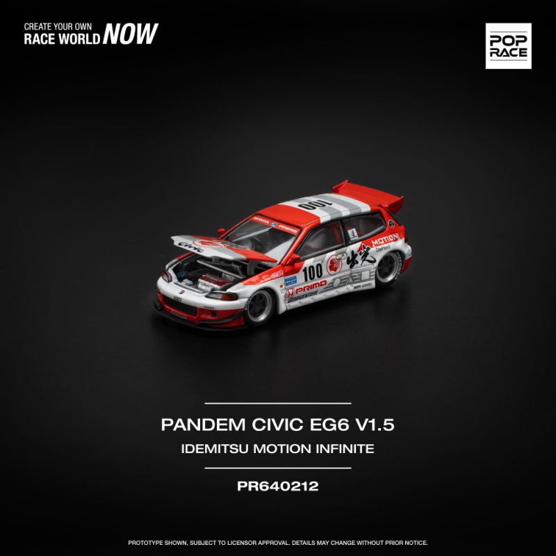 PANDEM CIVIC EG6 V1.5 IDEMITSU MOTION INFINITE (POP RACE, PR640212)
