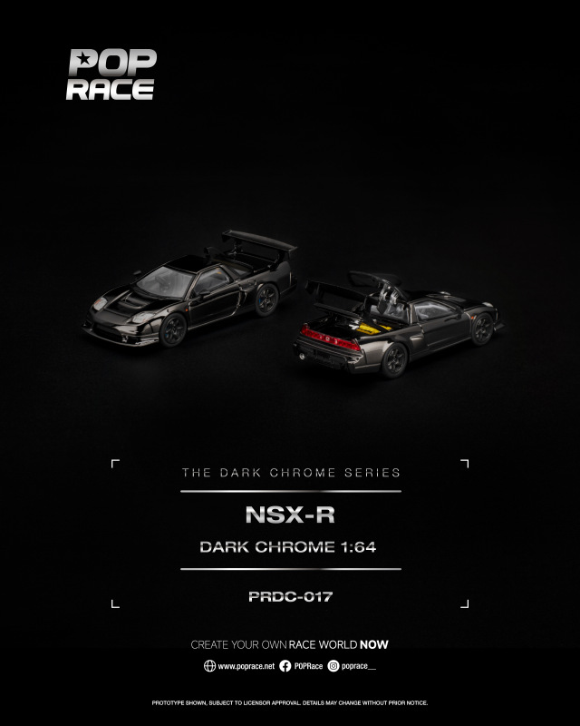 HONDA NSX-R DARK CHROME (POP RACE, PRDC017)