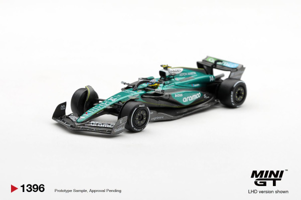 ASTON MARTIN AMR24 #14 FERNANDO ALONSO 2024 F1 LAS VEGAS GP (MINI GT, MGT01396)