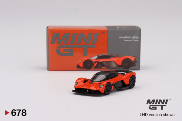 Aston Martin Valkyrie Maximum Orange (MINI-GT, MGT00678)
