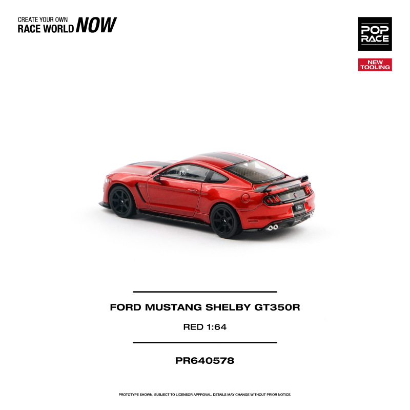 FORD MUSTANG SHELBY GT350R RACE RED 2