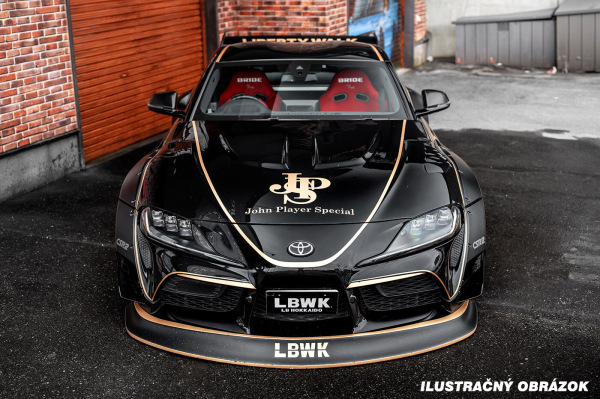 TOYOTA GR SUPRA LIBERTY WALK – BLACK / GOLD TRIBUTE – 2025 (SOLIDO, S1815504) 2