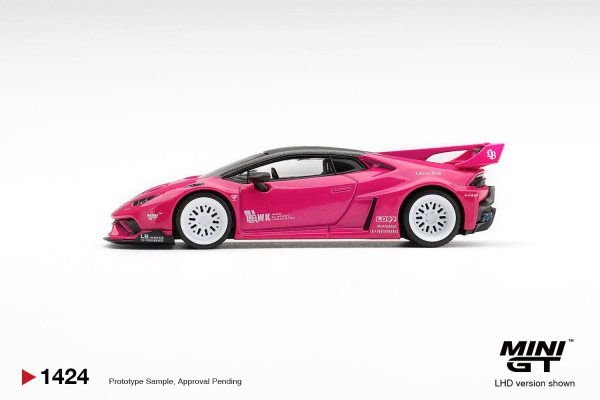 LB★WORKS LAMBORGHINI HURACÁN GT RUBY PURPLE (MINI GT, MGT01424) 2