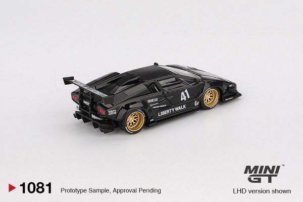 LAMBORGHINI COUNTACH LB-WORKS BLACK (MINI-GT, MGT01081) 2
