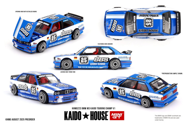 BMW M3 KAIDO TOURING CHAMP V1 (MINI GT, KHMG223)