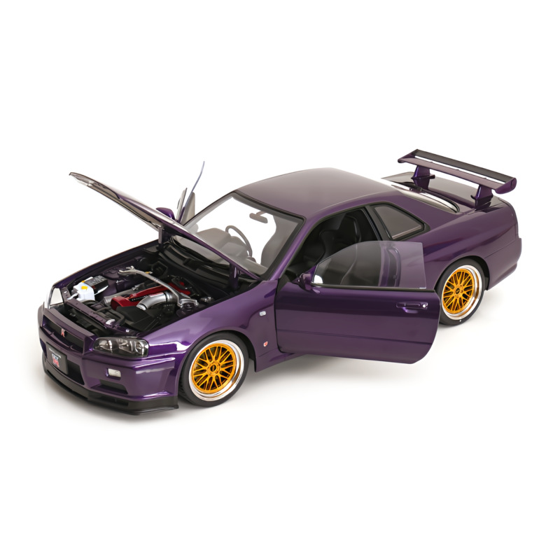 NISSAN SKYLINE GT-R (R34) V-SPEC II - BBS WHEELS (KK-SCALE, KKDC120214-2)