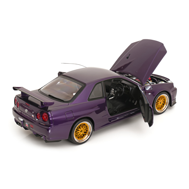NISSAN SKYLINE GT-R (R34) V-SPEC II - BBS WHEELS (KK-SCALE, KKDC120214-2) 3