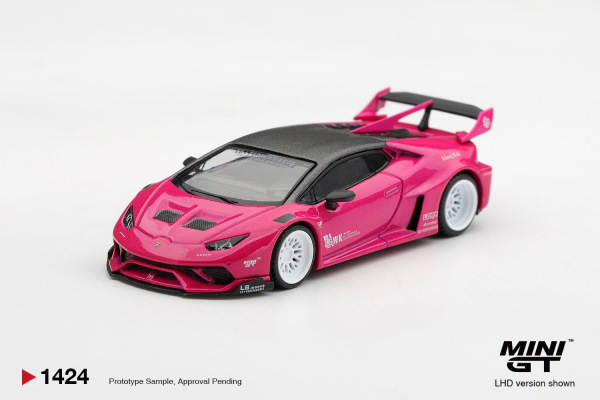 LB★WORKS LAMBORGHINI HURACÁN GT RUBY PURPLE (MINI GT, MGT01424)