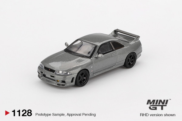 Mini-GT NISSAN Skyline GT-R Dark Metal Gray – MGT01128-R