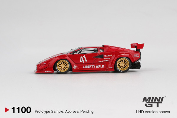 LAMBORGHINI COUNTACH LB-WORKS – RED (MINI GT, MGT01100) 2