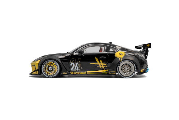 TOYOTA GR86 LIBERTY WALK BODY KIT – BLACK & GOLD – 2024 (SOLIDO, S1813603) 6