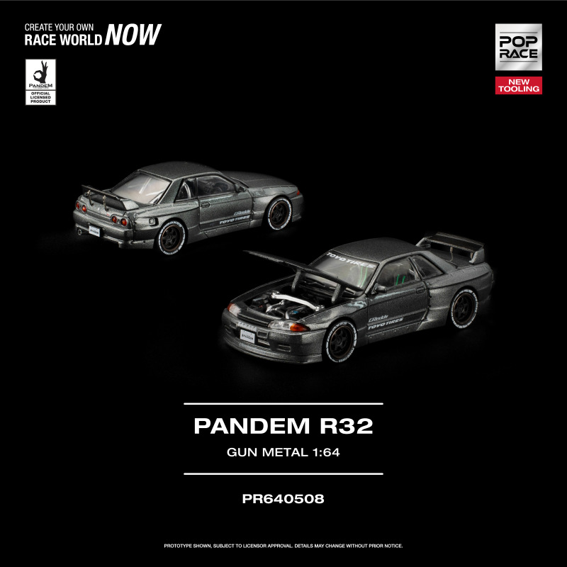 PANDEM R32 – GUN METAL
