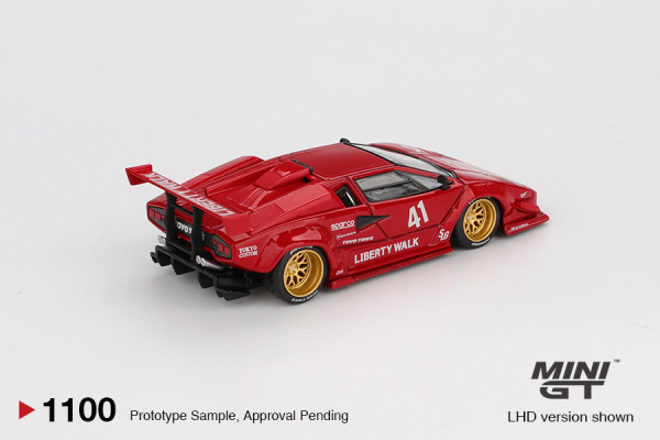LAMBORGHINI COUNTACH LB-WORKS – RED (MINI GT, MGT01100) 1