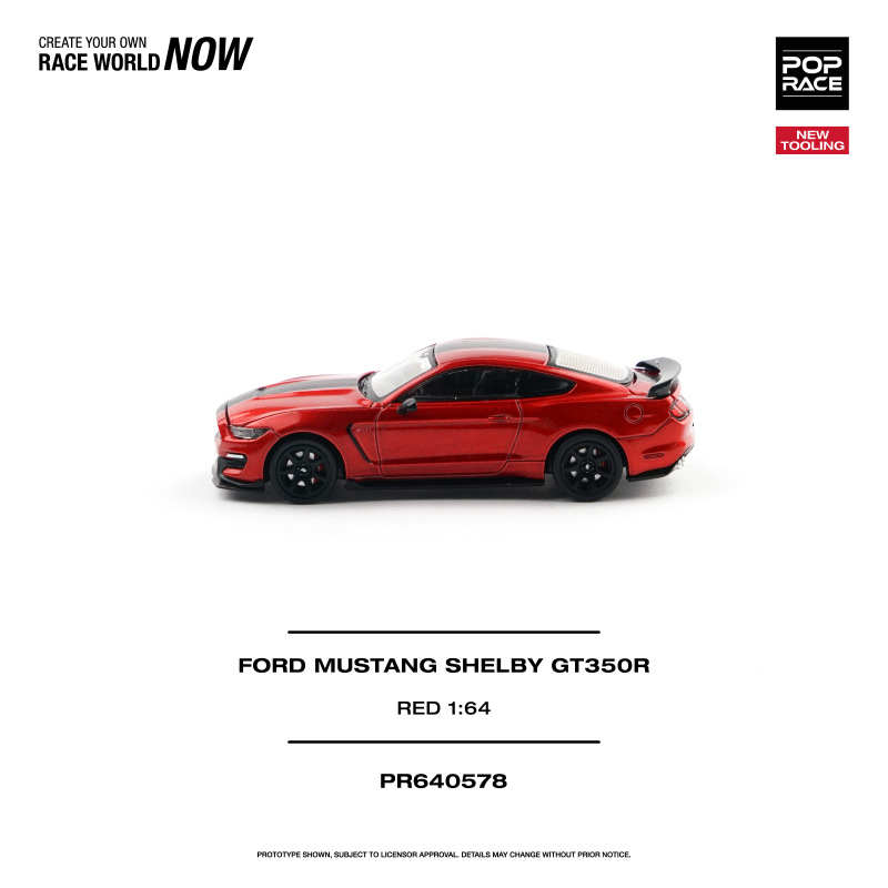 FORD MUSTANG SHELBY GT350R RACE RED 3