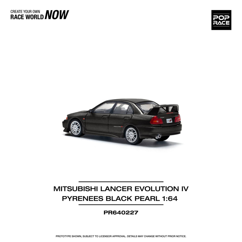 MITSUBISHI LANCER EVOLUTION IV – PYRENEES BLACK PEARL (POP RACE, PR640227) 1