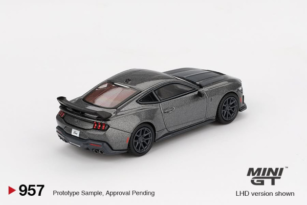 FORD MUSTANG DARK HORSE 2024 CARBONIZED GRAY (MINI GT, MGT00957-BL) 2