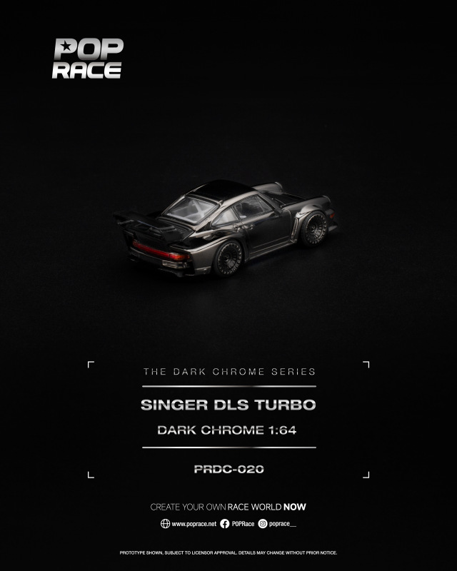 SINGER DLS TURBO DARK CHROME (POP RACE, PRDC020) 1