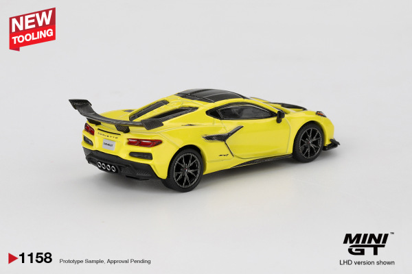 Chevrolet Corvette ZR1 Accelerate Yellow (Mini GT, MGT01158) 1