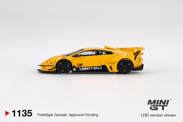LB-SILHOUETTE WORKS MURCIÉLAGO GT EVO YELLOW (MINI GT, MGT01135) 2