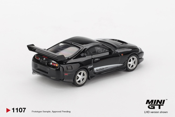 TOYOTA SUPRA VEILSIDE COMBAT V-II BLACK (MINI GT, MGT01107) 1