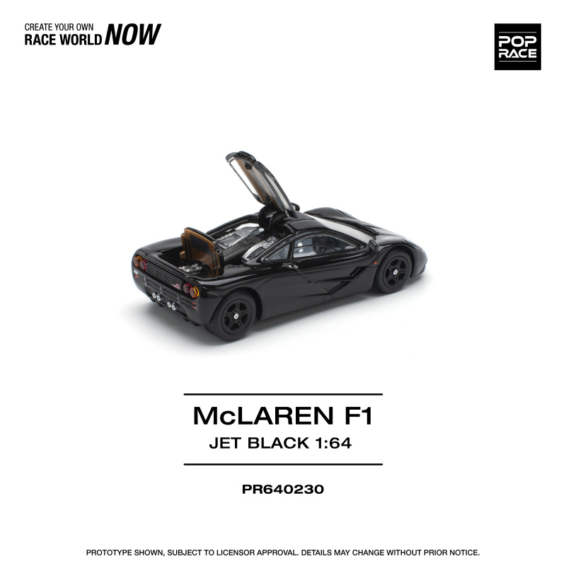 MCLAREN P1 – JET BLACK (POP RACE, PR640230) 1