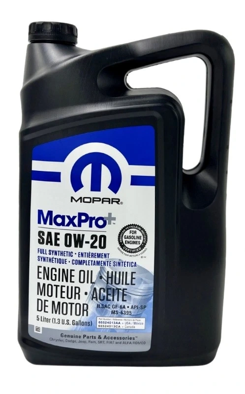 MOPAR MAXPRO SAE 0W20, 5L (68524013AA)