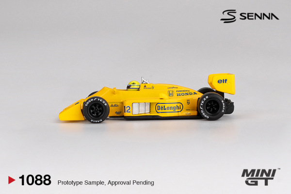 LOTUS 99T #12 AYRTON SENNA 1987 MONACO GRAND PRIX WINNER (MINI GT, MGT01088) 1