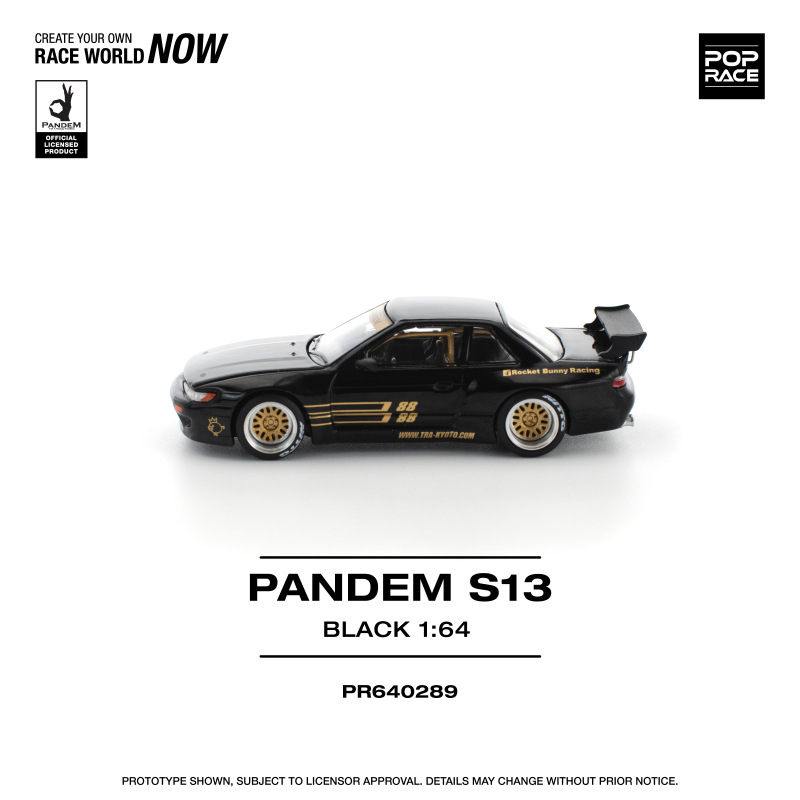 PANDEM SILVIA S13 – BLACK (POP RACE, PR640289) 3