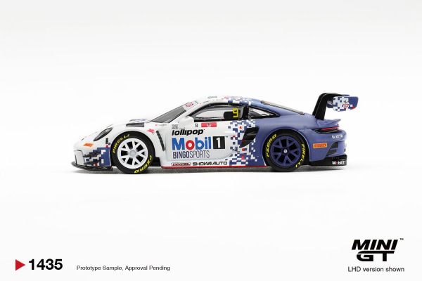 PORSCHE 911 GT3 R #9 BINGO RACING 2026 JAPAN CUP RACE 2 WINNER (MINI GT, MGT01435-BL) 2