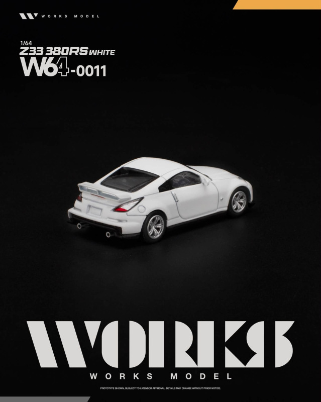 Z33 380RS WHITE (WORKS MODEL, W640011) 1