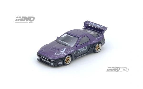 MAZDA RX-7 (FC3S) „PANDEM ROCKET BUNNY“ – PURPLE (INNO64, IN64-RX7FCP-PB)