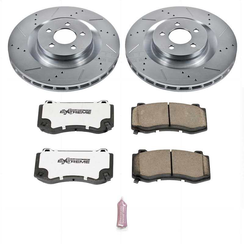 Z26 Street Warrior Brake Upgrade Kit Front 4-Piston Caliper (POWERSTOP, K4695-26) 1