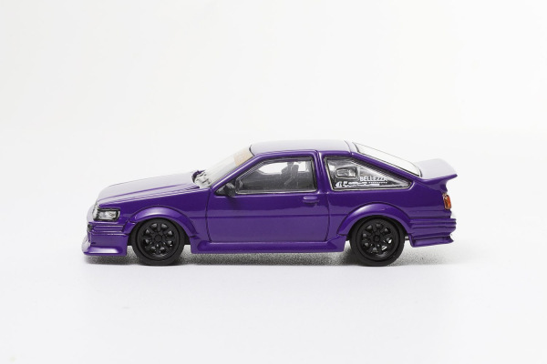 Toyota COROLLA LEVIN GT-APEX (AE86)-RHD, PURPLE (DCT, LL-046-203) 1