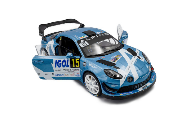 Alpine A110 RGT+ #15 R.Astier – D.Giraudet Rallye du Mont Blanc 2024 (Solido, S1801631)